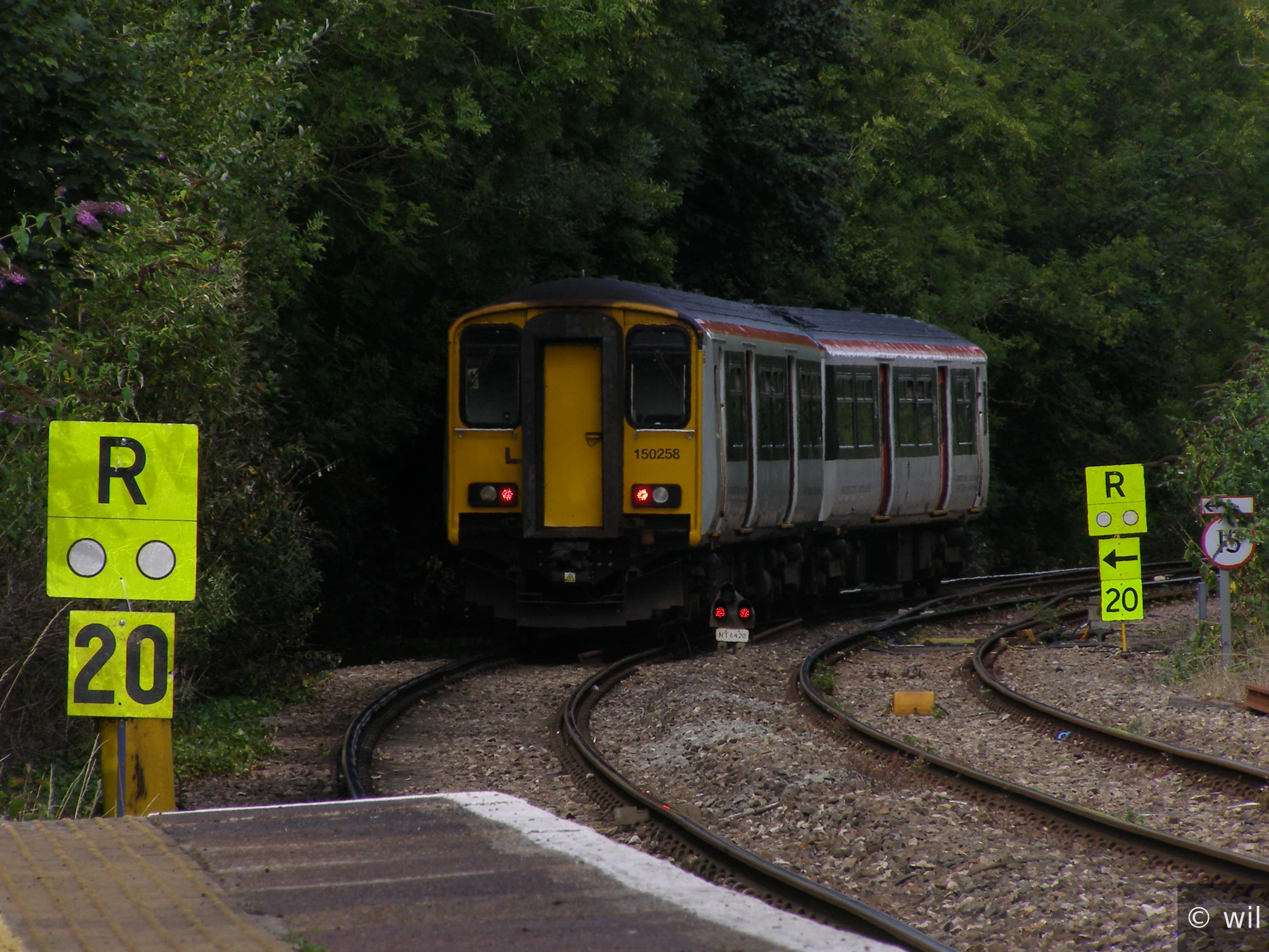 150258 at Chepstow station