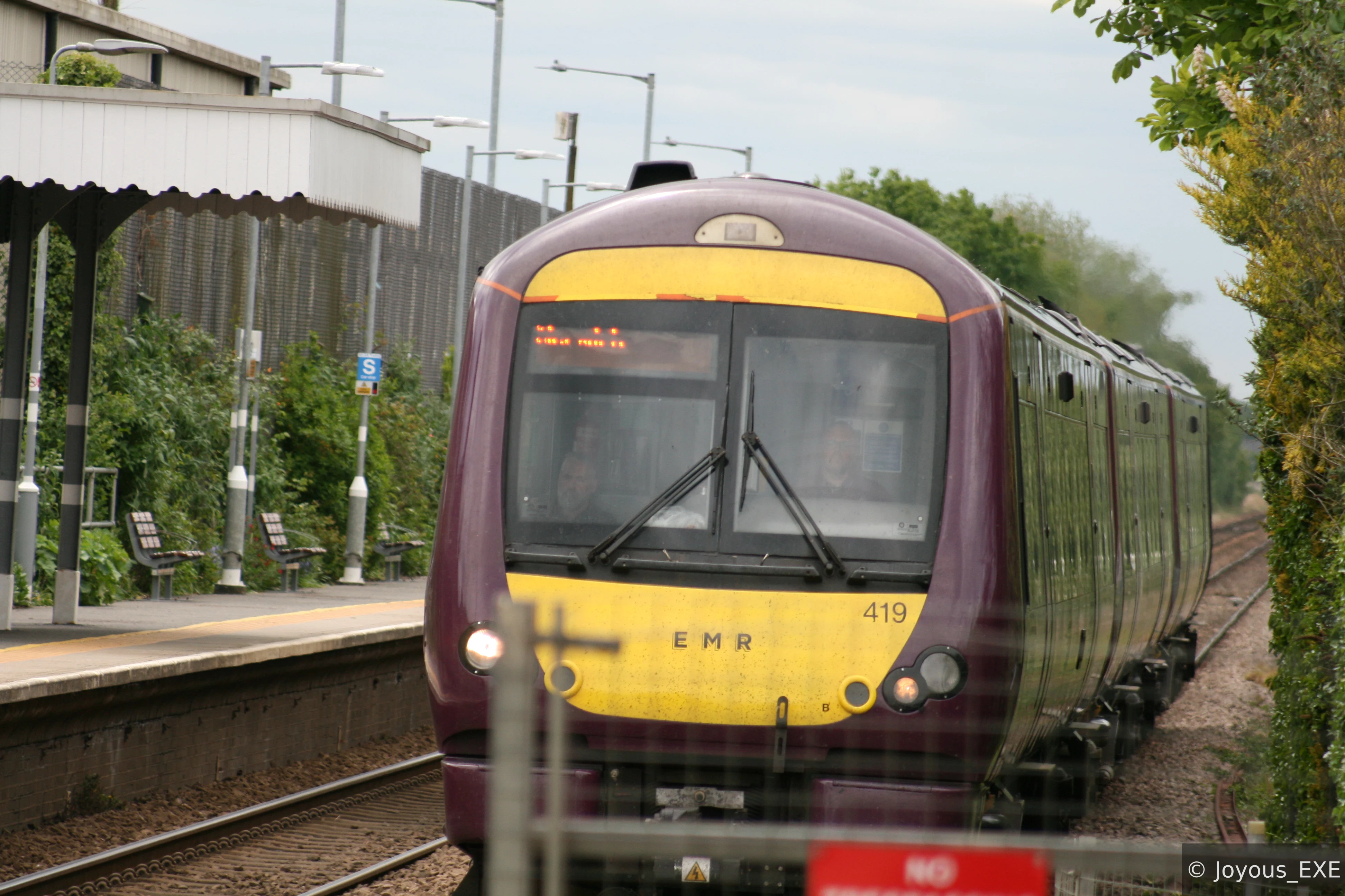 170419 at Attleborough Station, Norfolk