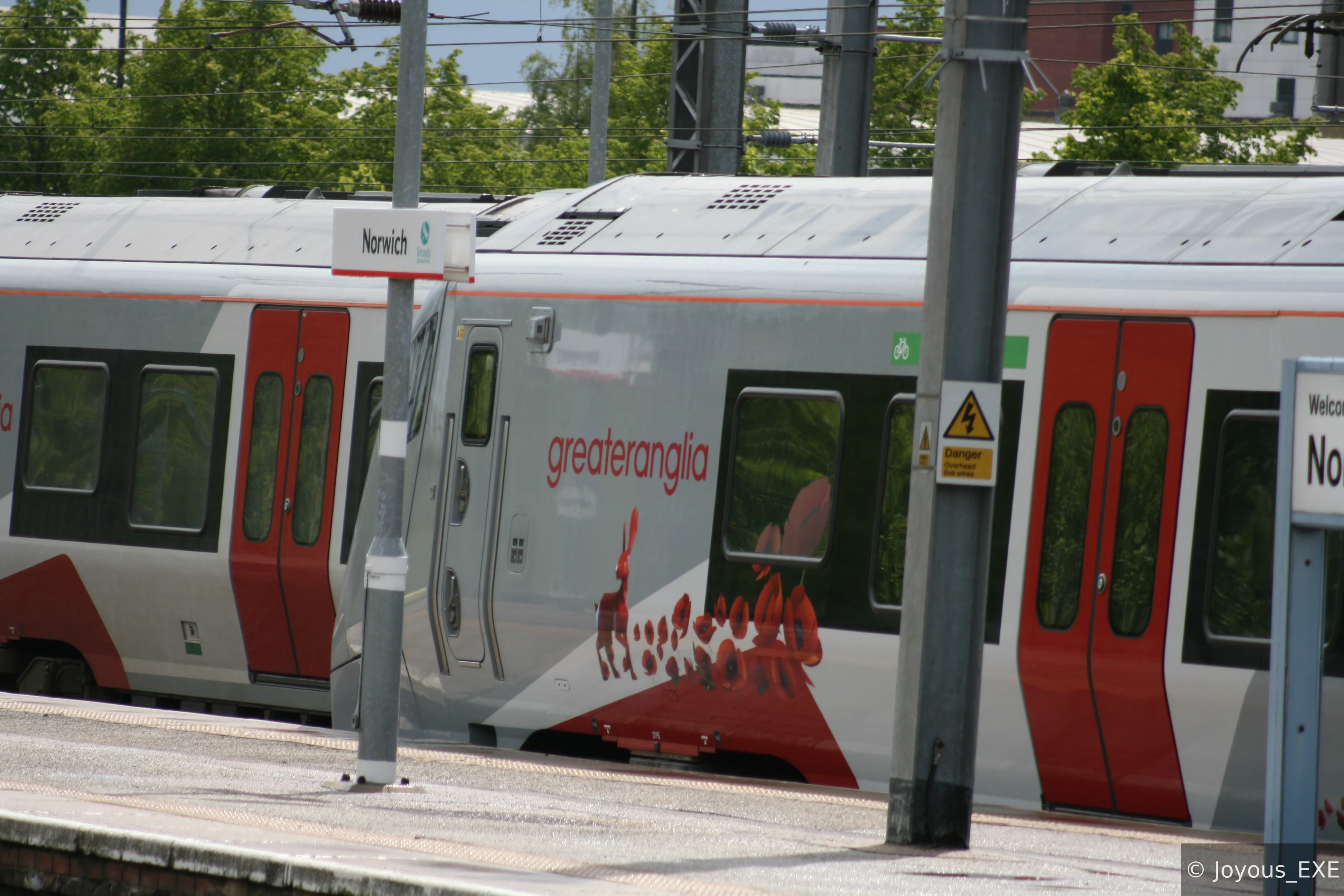 755414 at Norwich Station, Norfolk