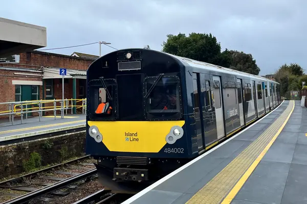 484002 at Sandown Station, Isle Of Wight
