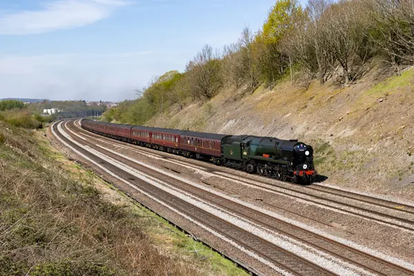 34028 Eddystone at Hasland